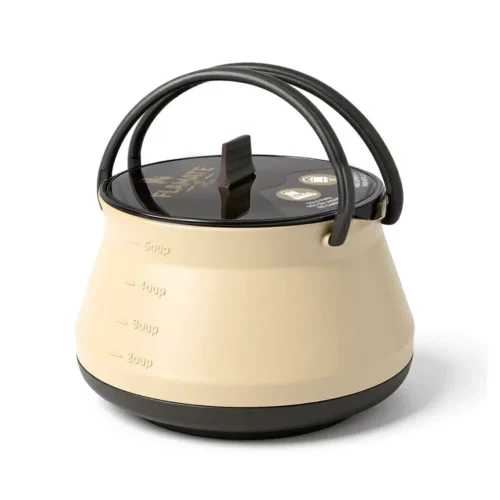 Pava Driven 1,2 Lt Plegable de Silicona con Tapa Arena