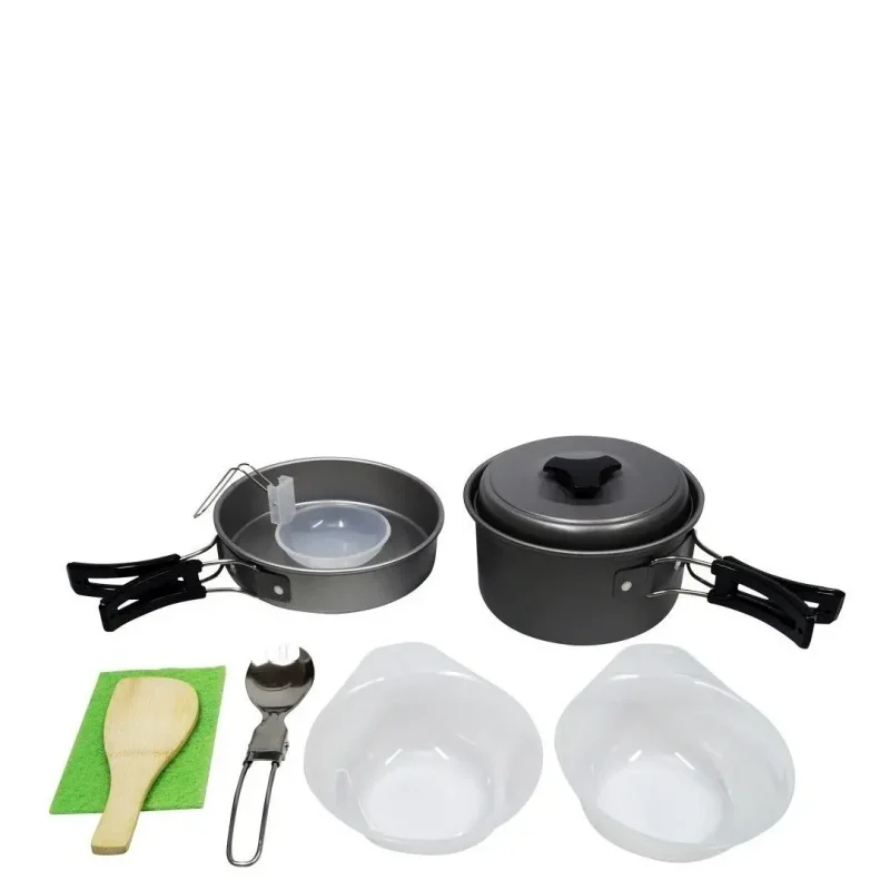 84913800 Marmita Azteq"Jinx" P/2 Per. "8 Piezas Alum. Anodizado" C/Bolso (307265)