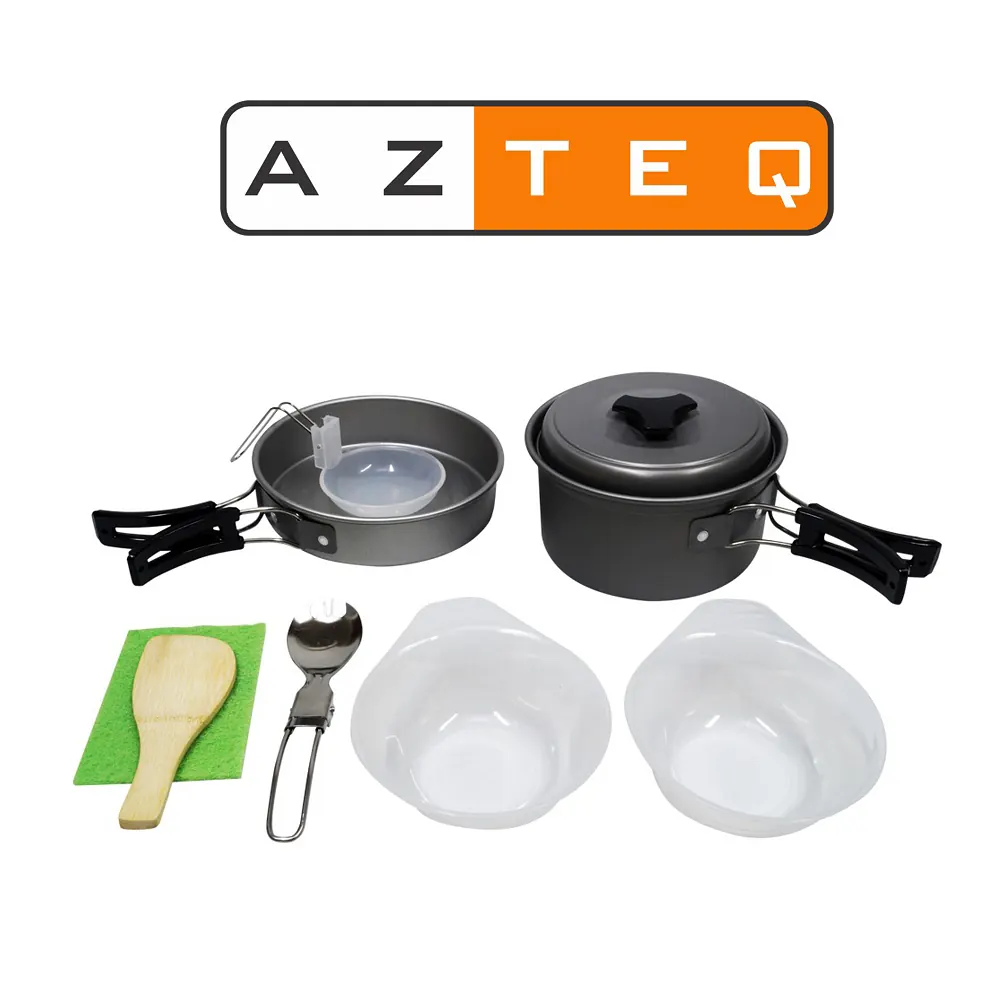 MARMITA NTK "JINX" P/2 PER. "8 PIEZAS ALUM. ANODIZADO" C/BOLSO (307265)