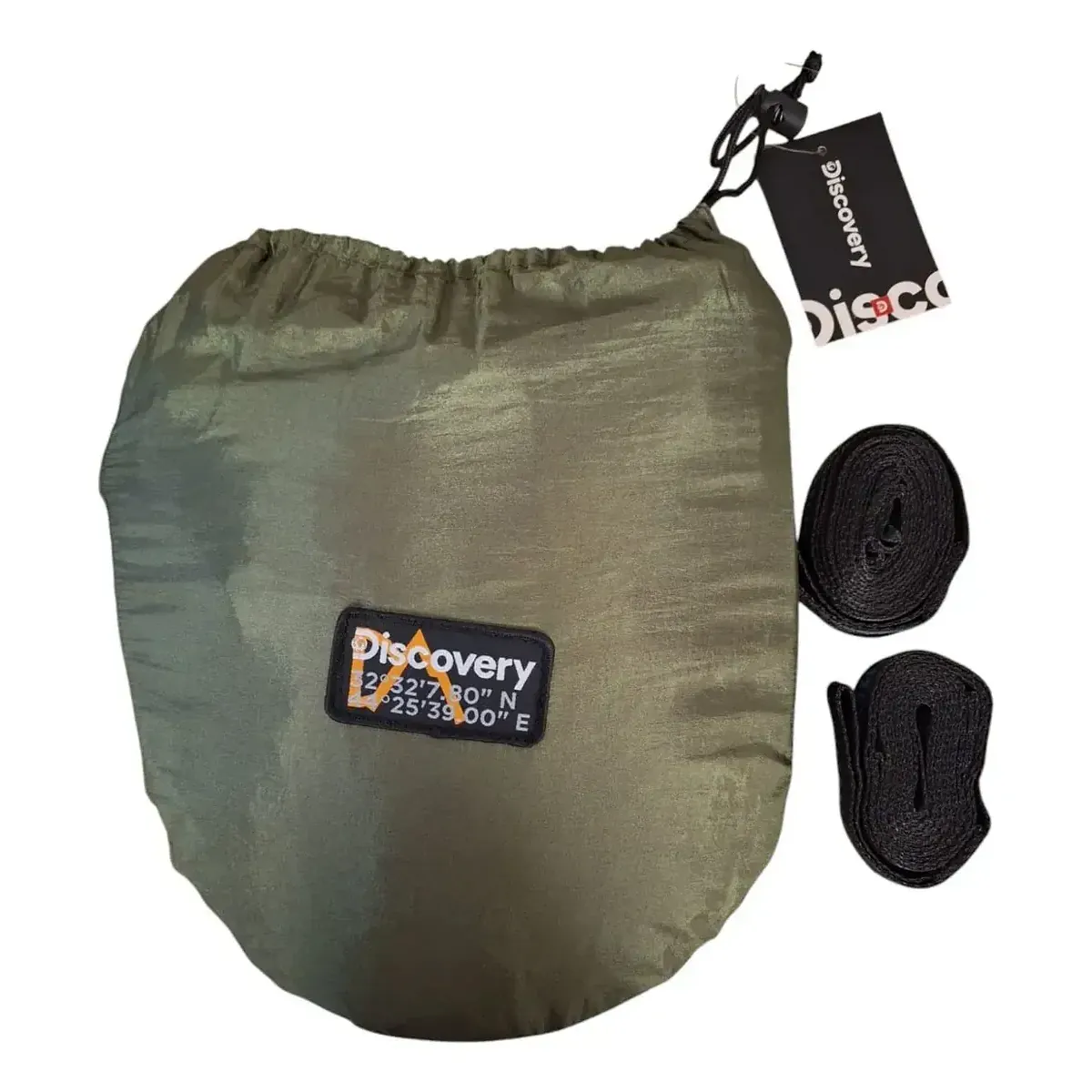 HAMACA DISCOVERY 280X140 CM C/MOSQUITERO VERDE MILITAR (17872)