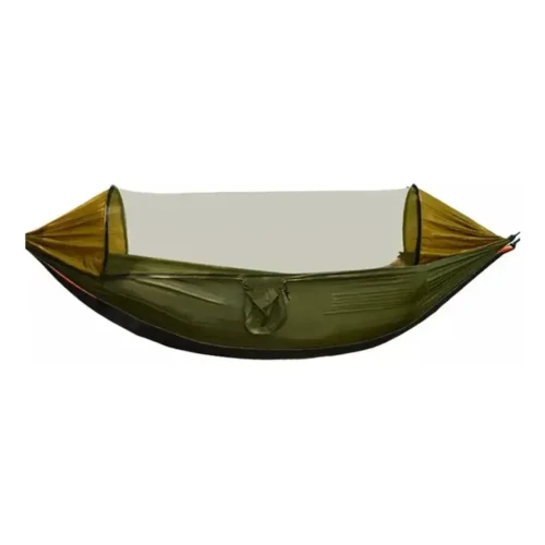 HAMACA DISCOVERY 280X140 CM C/MOSQUITERO VERDE MILITAR (17872) Hamaca Discovery 280X140 Cm con Mosquitero Verde Militar