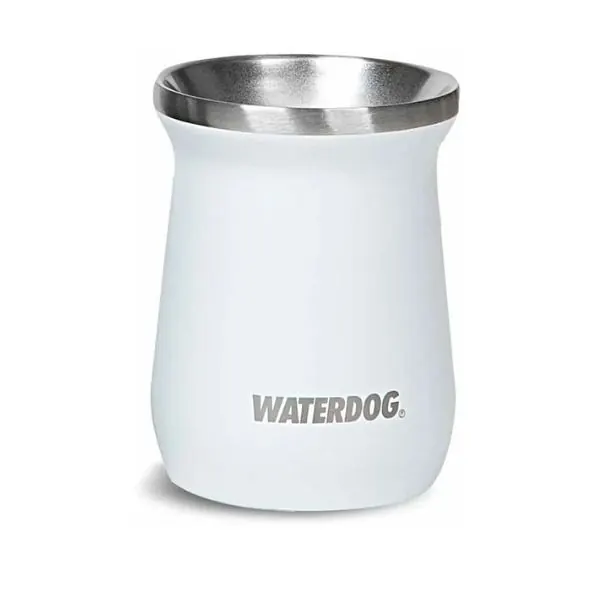 Mate Zoilo 240 Ml Inter. Acer. Inox. Blanco Waterdog