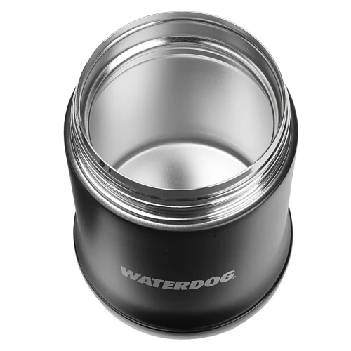 VASO TERMICO WATERDOG "LUNCHERA" 480ML "INTER. ACER. INOX." NEGRO (SB3048BK)