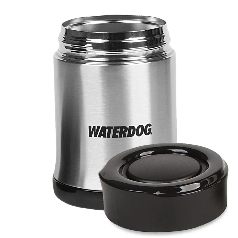 VASO TERMICO WATERDOG "LUNCHERA" 480ML "INTER. ACER. INOX." GRIS (SB3048SR)