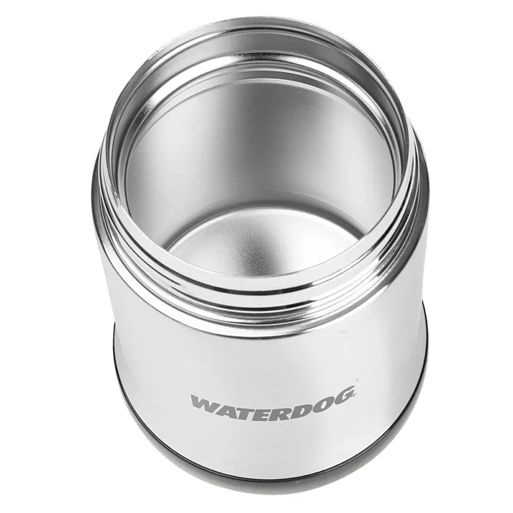 VASO TERMICO WATERDOG "LUNCHERA" 480ML "INTER. ACER. INOX." GRIS (SB3048SR)