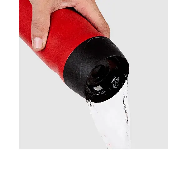 VASO TERMICO WATERDOG "BOSSA" 450ML "INTER. ACER. INOX." ROJO (BOSSA450RD)