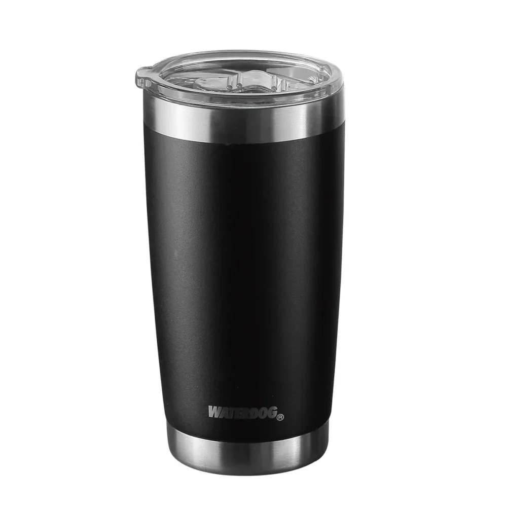 VASO TERMICO WATERDOG "BORDA" 500ML "INTER. ACER. INOX." NEGRO (BORDA500BK)