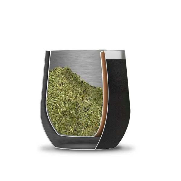 VASO TERMICO WATERDOG "COPON" 240ML NEGRO "INTER. ACER. INOX." (COPON240BK)