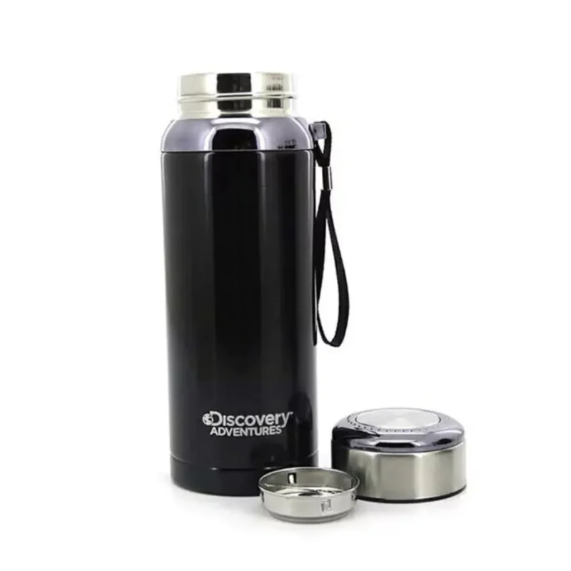Botella Termica Discovery Adventure 11407 0,800lts Negro 23X6,5X6,5 Cm con Filtro Discovery adventures