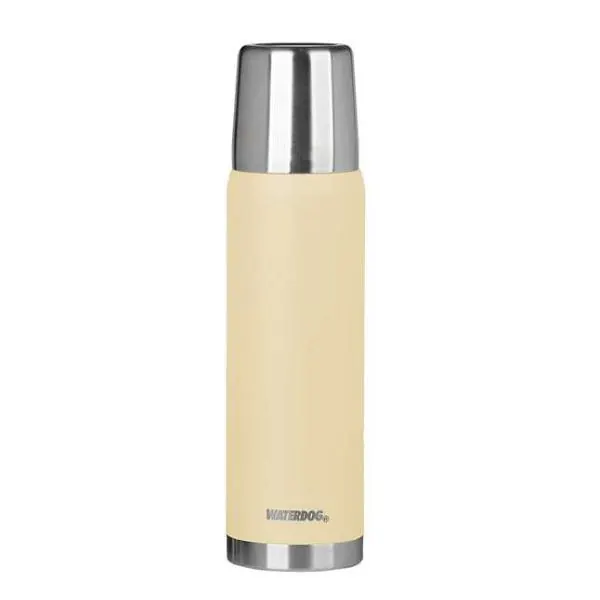 TERMO WATERDOG 1,00LTS OMBU C/MANIJA ACER. INOX AMARILLO (OMBU1000YW) Termo Waterdog 1,00lts Ombu con Manija Acer. Inox Amarillo
