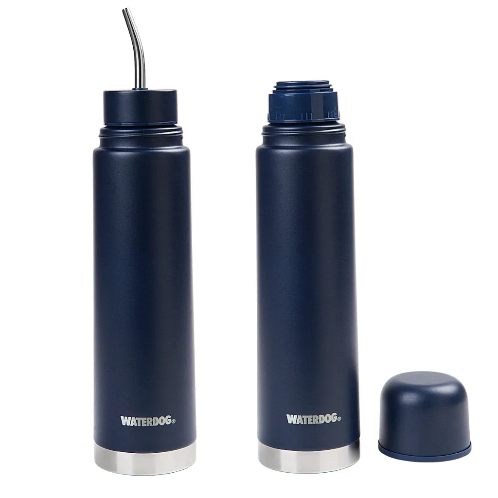 MATE LISTO WATERDOG YUNTA 700ML + TERMO 700ML C/BOMBILLA INDIGO (YUNTA700IN)