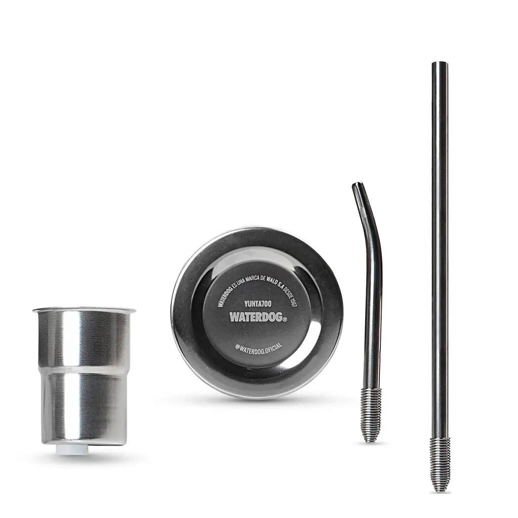 MATE LISTO WATERDOG YUNTA 700ML + TERMO 700ML C/BOMBILLA INDIGO (YUNTA700IN)