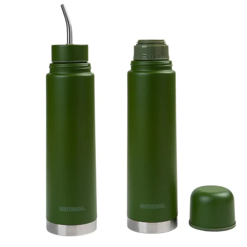 MATE LISTO WATERDOG YUNTA 700ML + TERMO 700ML C/BOMBILLA VERDE (YUNTA700GM) - 2 MATE LISTO WATERDOG YUNTA 700ML + TERMO 700ML C/BOMBILLA VERDE (YUNTA700GM)
