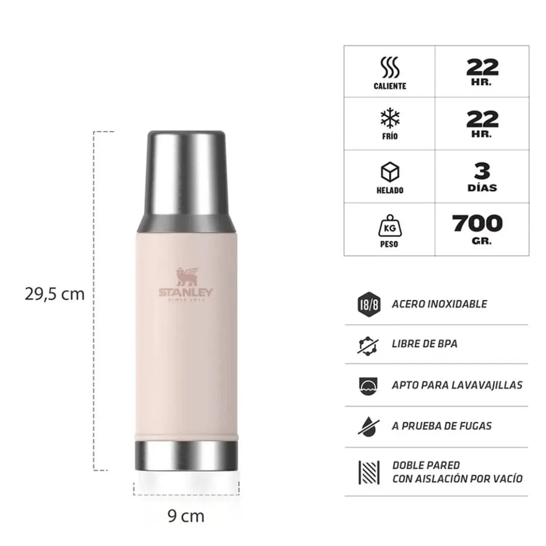Termo Mate System 0,800 Lts Rose Quartz (600184) - 1 Termo Mate System 0,800 Lts Rose Quartz (600184)
