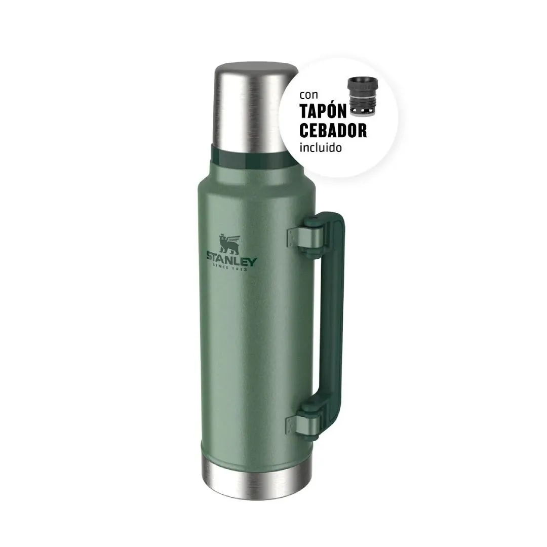 Termo Classic 1,400 Lts Verde con Manija 601513