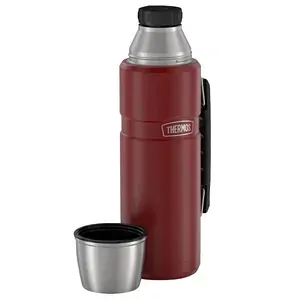 TERMO THERMOS 1,2 LTS C/MANIJA ACERO INOX ROJO (SK2010MR)