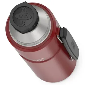 TERMO THERMOS 1,2 LTS C/MANIJA ACERO INOX ROJO (SK2010MR) - 2 TERMO THERMOS 1,2 LTS C/MANIJA ACERO INOX ROJO (SK2010MR)