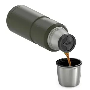 TERMO THERMOS 1,2 LTS C/MANIJA ACERO INOX VERDE (SK2010AG)