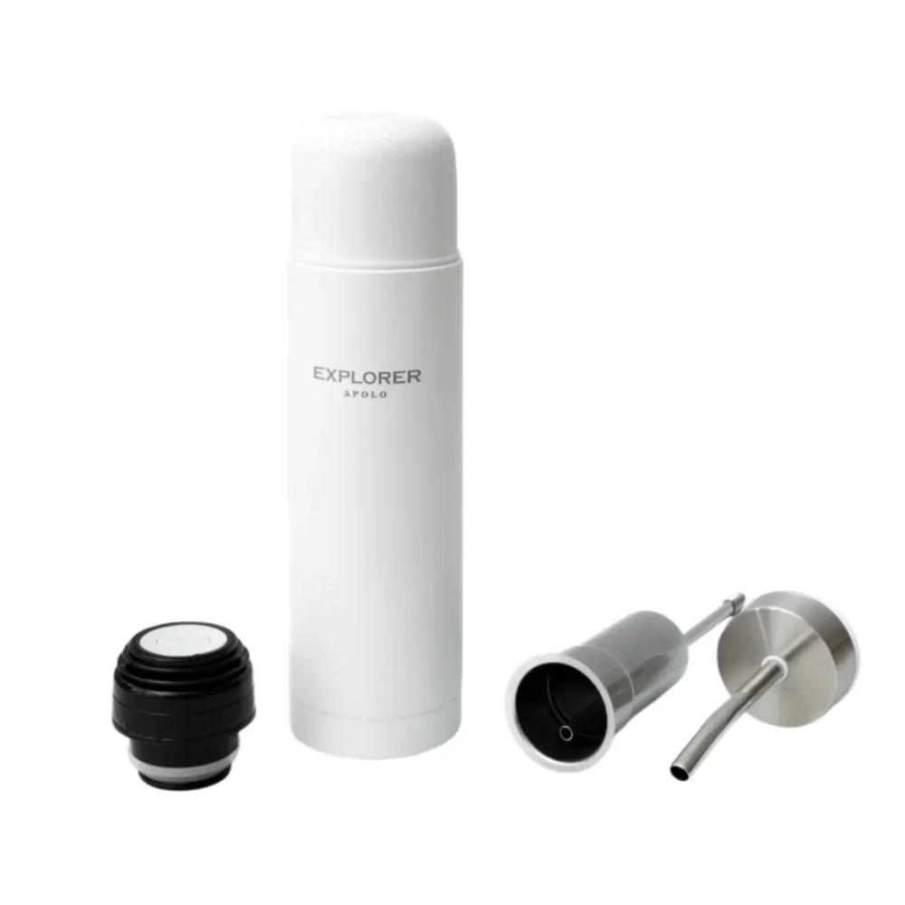 MATE LISTO EXPLORER 500ML + TERMO 500ML C/BOMBILLA BLANCO (MATELISTOB) - 1 MATE LISTO EXPLORER 500ML + TERMO 500ML C/BOMBILLA BLANCO (MATELISTOB)