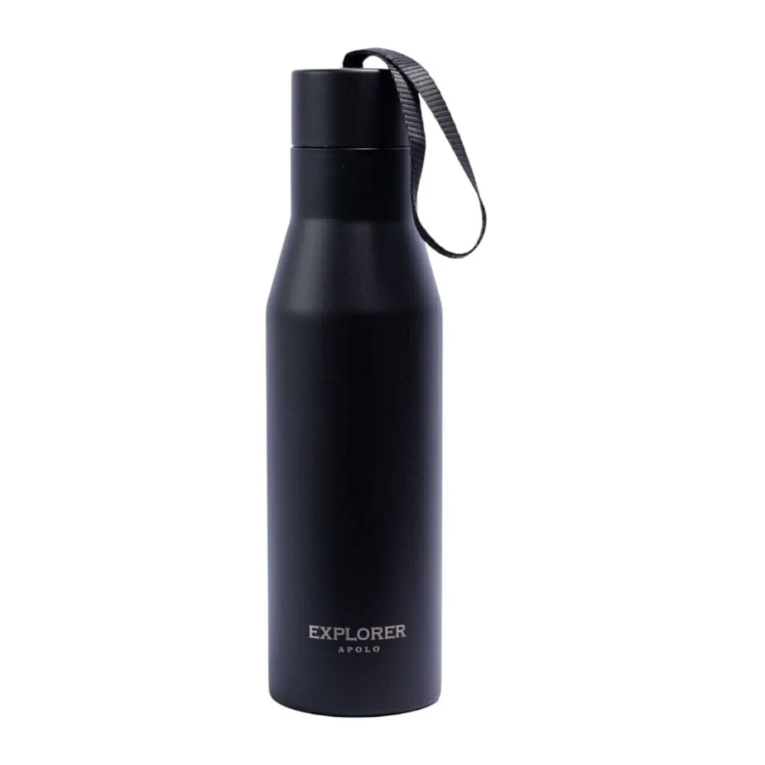 BOTELLA TERMICA EXPLORER 450 ML FRIO/CALOR NEGRA (T8.1 NEGRA) Botella Termica Explorer 450 Ml Frio/Calor Negra
