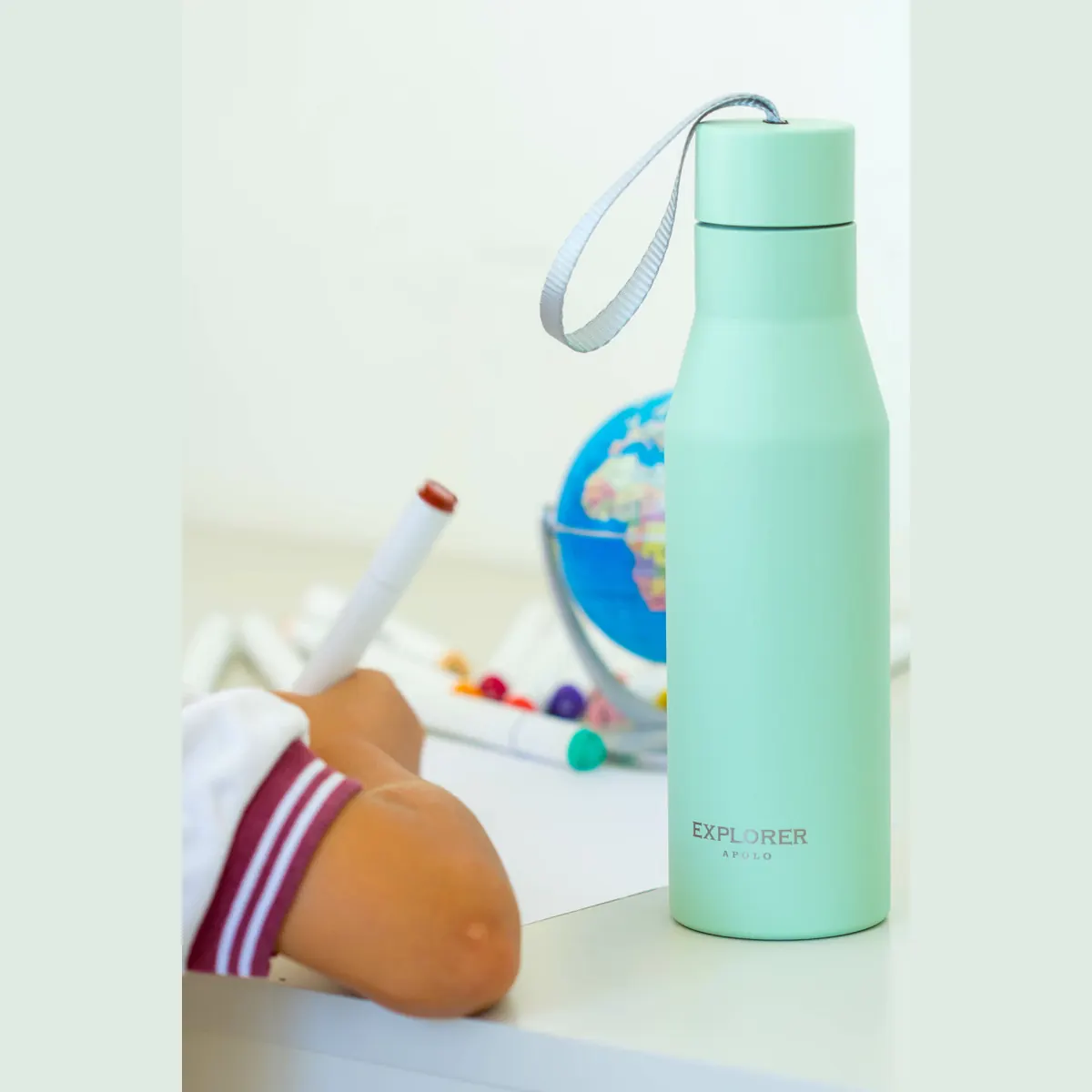 BOTELLA TERMICA EXPLORER 450 ML FRIO/CALOR VERDE AGUA (T8.1 VERDEAGUA) - 5 BOTELLA TERMICA EXPLORER 450 ML FRIO/CALOR VERDE AGUA (T8.1 VERDEAGUA)