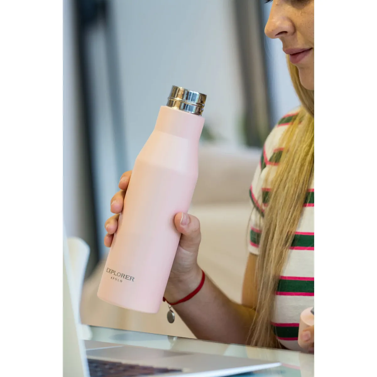 BOTELLA TERMICA EXPLORER 750ML "ROSA" FRIO (T8 ROSA)