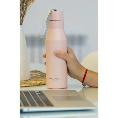 BOTELLA TERMICA EXPLORER 750ML "ROSA" FRIO (T8 ROSA)