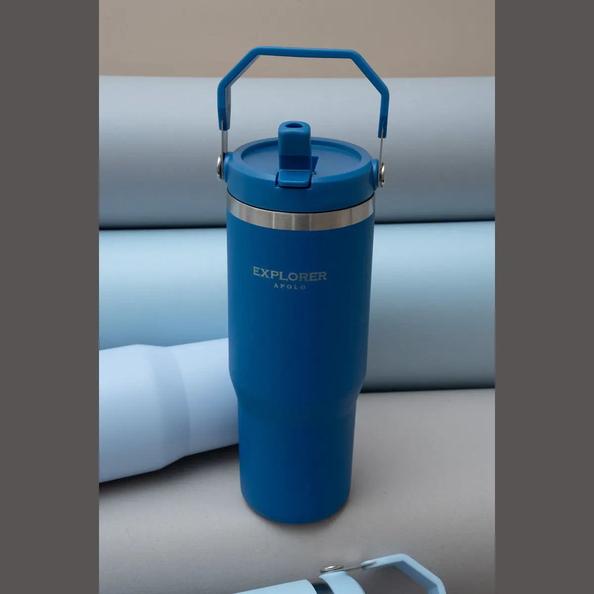 BOTELLA TERMICA EXPLORER 887 ML FRIO/CALOR C/PICO  AZUL (T11AZUL)