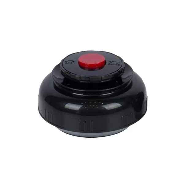 TAPA TERMO MTG P/TERMO C/MANIJA NEGRO/ROJO Tapa Termo Montagne para Termo con Manija Negro/Rojo Montagne