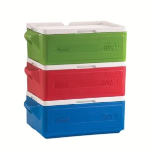 Conservadora Coleman 25Qt Apilable Rojo Azul C036 C039