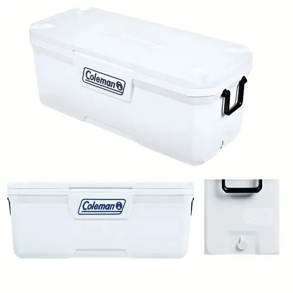 CONSERVADORA COLEMAN 150QT 141,9LTS MARINE WHITE 210103561100 Conservadora 150Qt 141,9lts Marine White Coleman