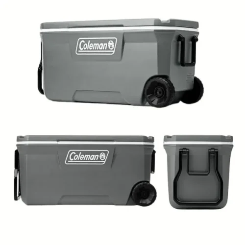 CONSERVADORA COLEMAN "SERIES 316" 100QT 94,6LTS C/RUEDAS ROCK GRAY 2101035441800 Conservadora Series 316 100Qt 94,6lts con Ruedas Rock Gray Coleman