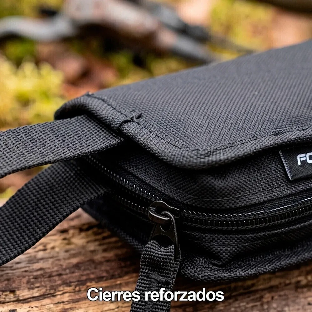 BANQUITO FOREST MINI PLEGABLE C/ESTUCHE 27X27X27 CM NEGRO (32399)