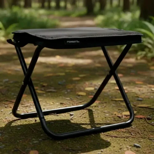 BANQUITO FOREST MINI PLEGABLE C/ESTUCHE 27X27X27 CM NEGRO (32399) Banquito Forest Mini Plegable con Estuche 27X27X27 Cm Negro