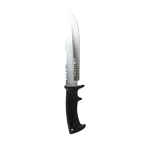 Cuchillo Hunter L.hoja:190mm/Acero Inoxidable 420C Pavonado con Funda