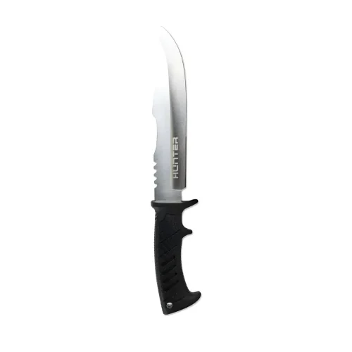 CUCHILLO HUNTER "KP005" L.HOJA:190MM/ACERO INOXIDABLE 420C PAVONADO C/FUNDA (A08794) Cuchillo L.hoja:190mm/Acero Inoxidable 420C Pavonado con Funda Hunter