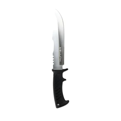 CUCHILLO HUNTER "KP005" L.HOJA:190MM/ACERO INOXIDABLE 420C PAVONADO C/FUNDA (A08794) Cuchillo L.hoja:190mm/Acero Inoxidable 420C Pavonado con Funda Hunter