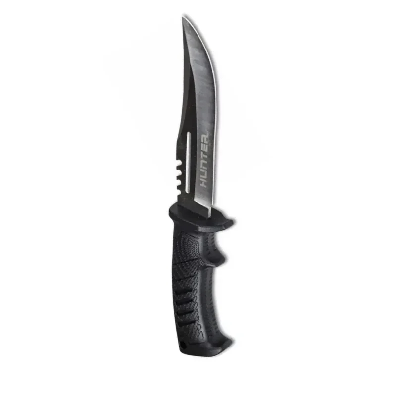 Cuchillo P001 L.hoja:150mm/Acero Inoxidable 420C con Funda Hunter