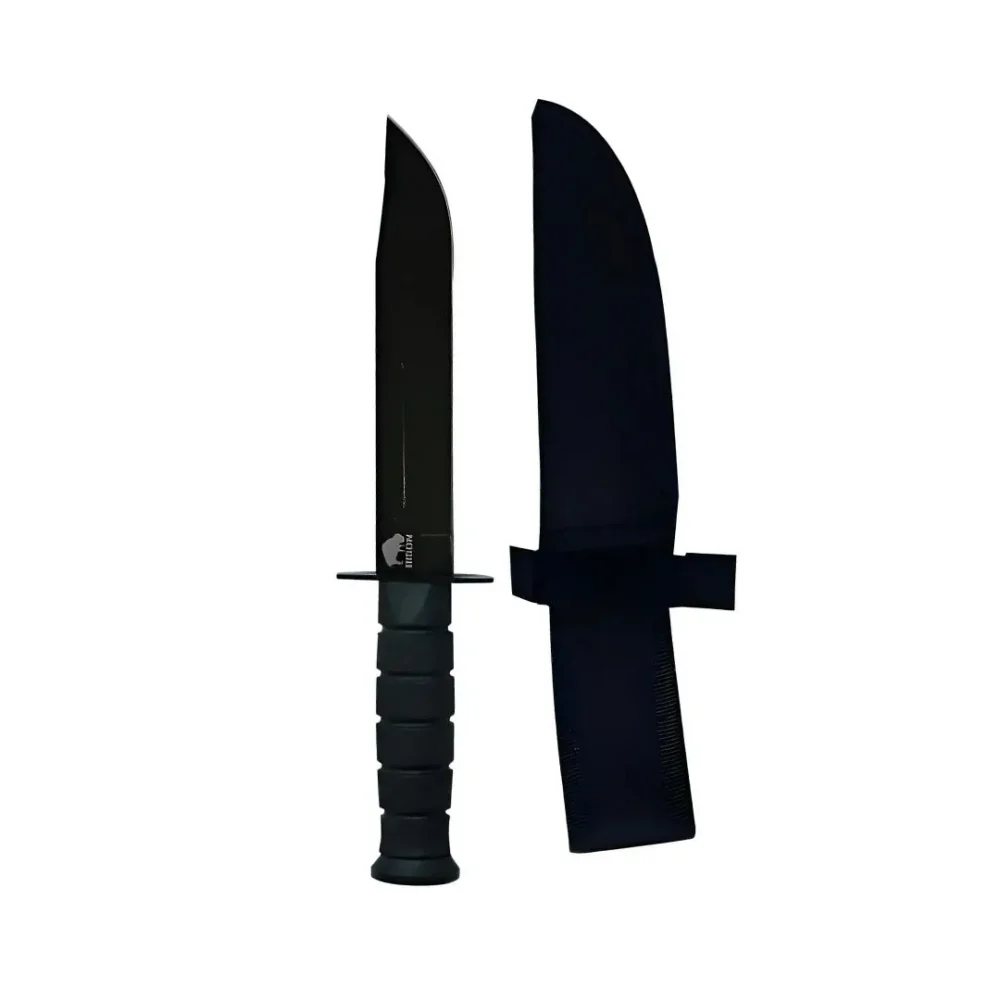 CUCHILLO BISON CAZA 30CM C/FUNDA INOX 420 NEGRO (2978) Cuchillo Caza 30 Cm con Funda Inox 420 Negro Bison