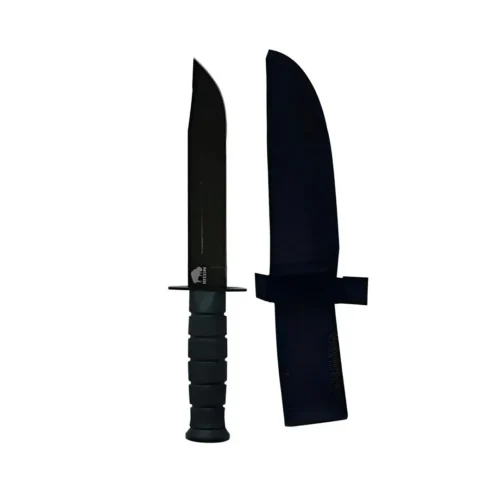 CUCHILLO BISON CAZA 30CM C/FUNDA INOX 420 NEGRO (2978) Cuchillo Caza 30 Cm con Funda Inox 420 Negro Bison