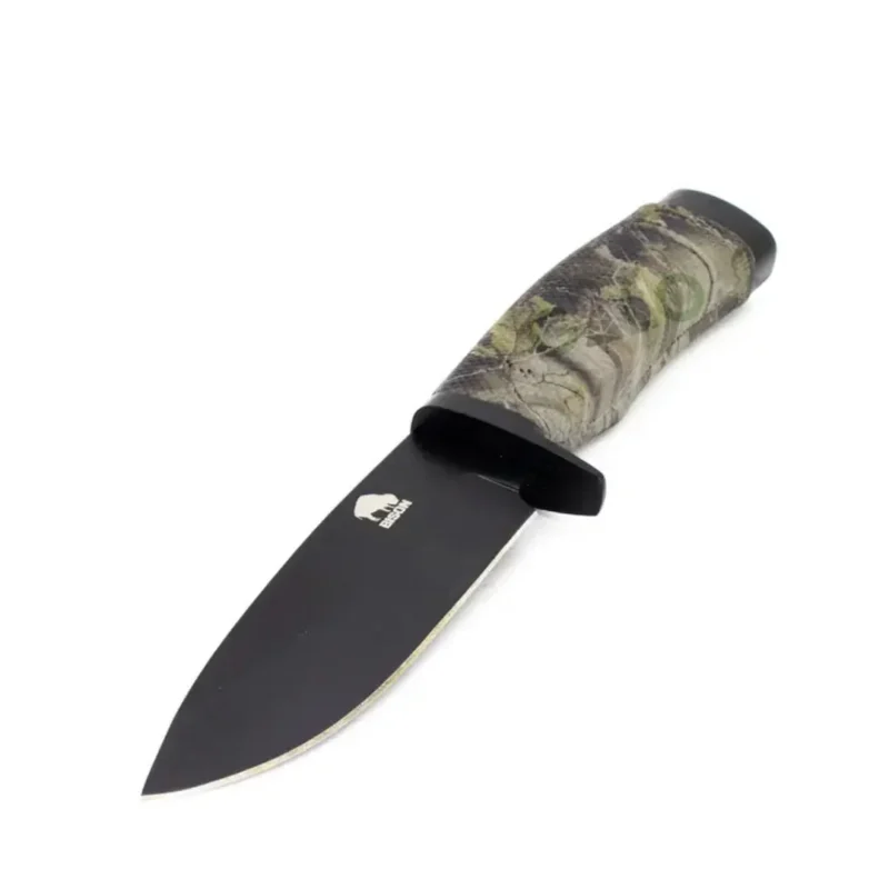 CUCHILLO BISON CAZA 22,5CM C/FUNDA INOX 420 NEGRO (E066CGSB) Cuchillo Caza 22,5 Cm con Funda Inox 420 Negro Bison
