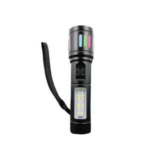 Linterna Tactica Usb con Zoom Recargable