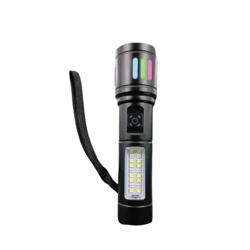 Linterna Tactica Usb con Zoom Recargable Linterna Tactica Usb con Zoom Recargable
