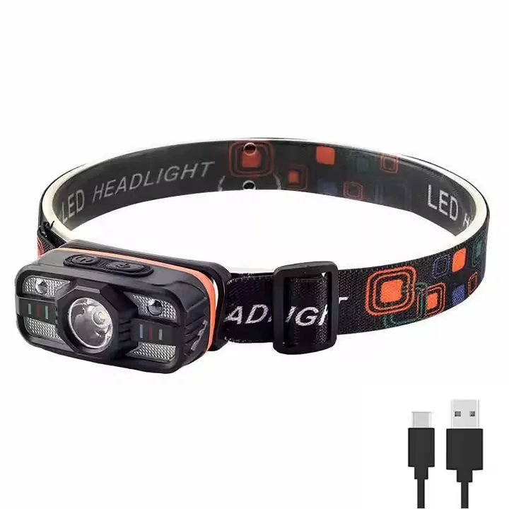 Linterna Morgul Frontal Ldc 6 1 75Lum Led C/Sensor 6Fun. Recargable Sin marca
