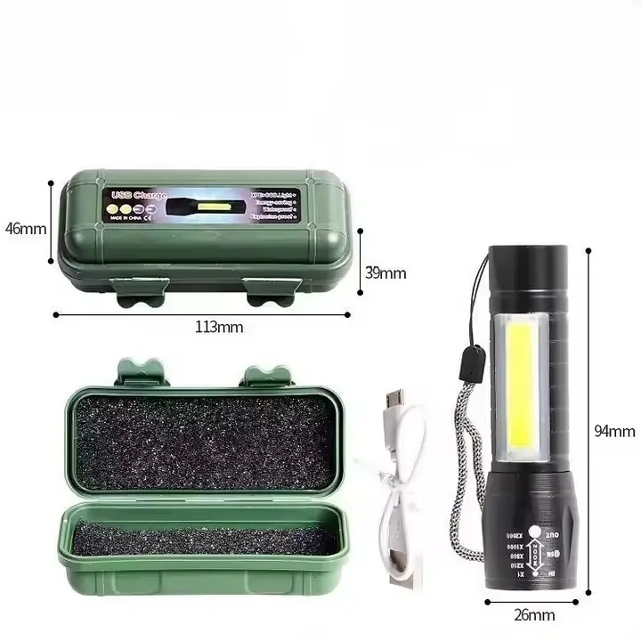 LINTERNA MORGUL TACTICA LIN-1-2 180LUM C/MINI REFLECTOR Y ZOOM "LED" RECARGABLE USB (LIN-1-2) - 1 LINTERNA MORGUL TACTICA LIN-1-2 180LUM C/MINI REFLECTOR Y ZOOM "LED" RECARGABLE USB (LIN-1-2)