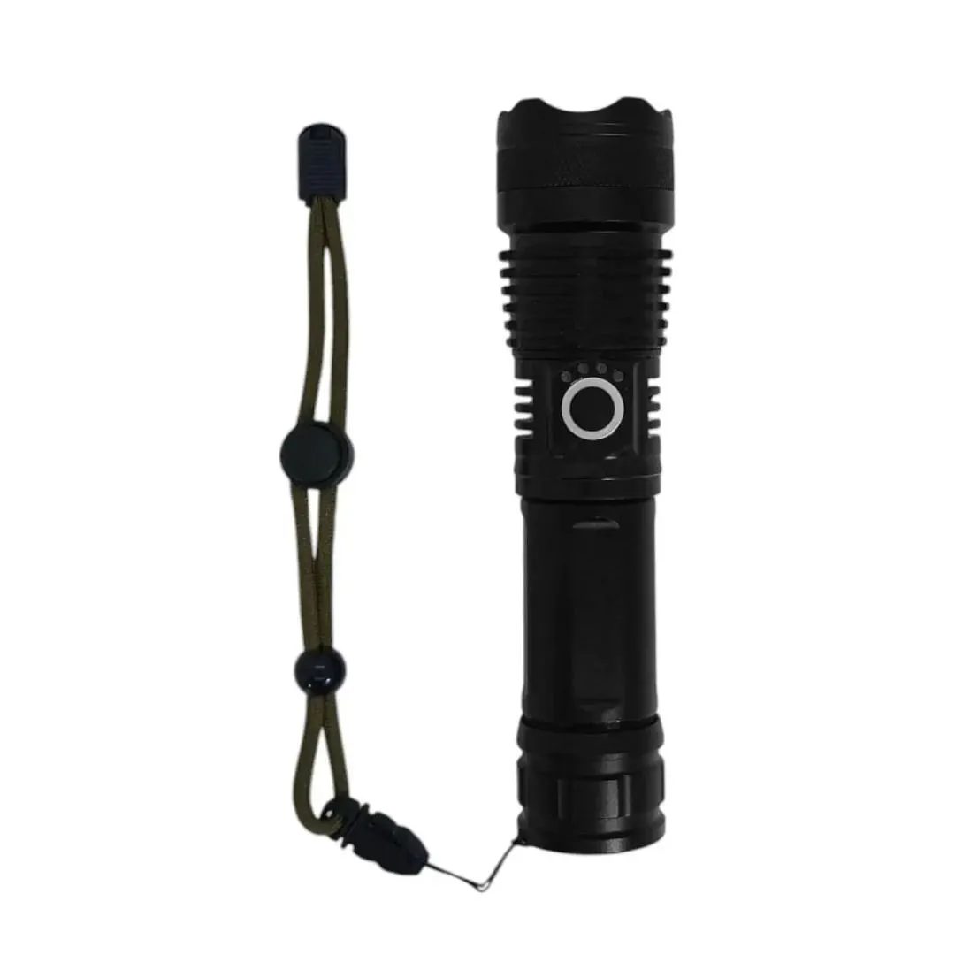 Linterna De Mano Lin 1-9 Led Recargable Usb Alta Potencia