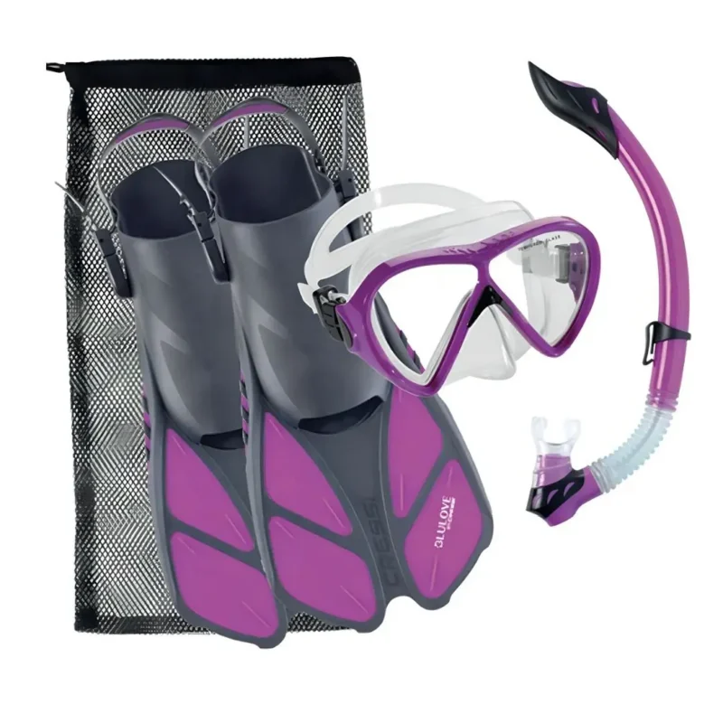 Set de Snorkel Bonete Mujer Purple Usc100000P Cressi